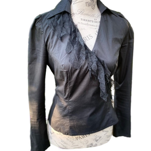 Le Full Wrap Black Top